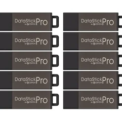 Centon DataStick Pro USB 2.0 Flash Drives, 2GB, Pro Gray, Pack Of 25 Flash Drives, S1-U2P1-2G25PK