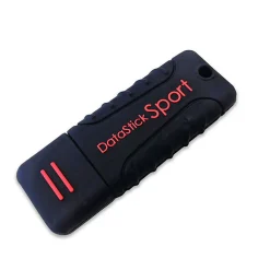 Centon DataStick Pro USB 2.0 Flash Drives, 8GB, Sport Black, Pack Of 10 Flash Drives, DSW8GB10PK