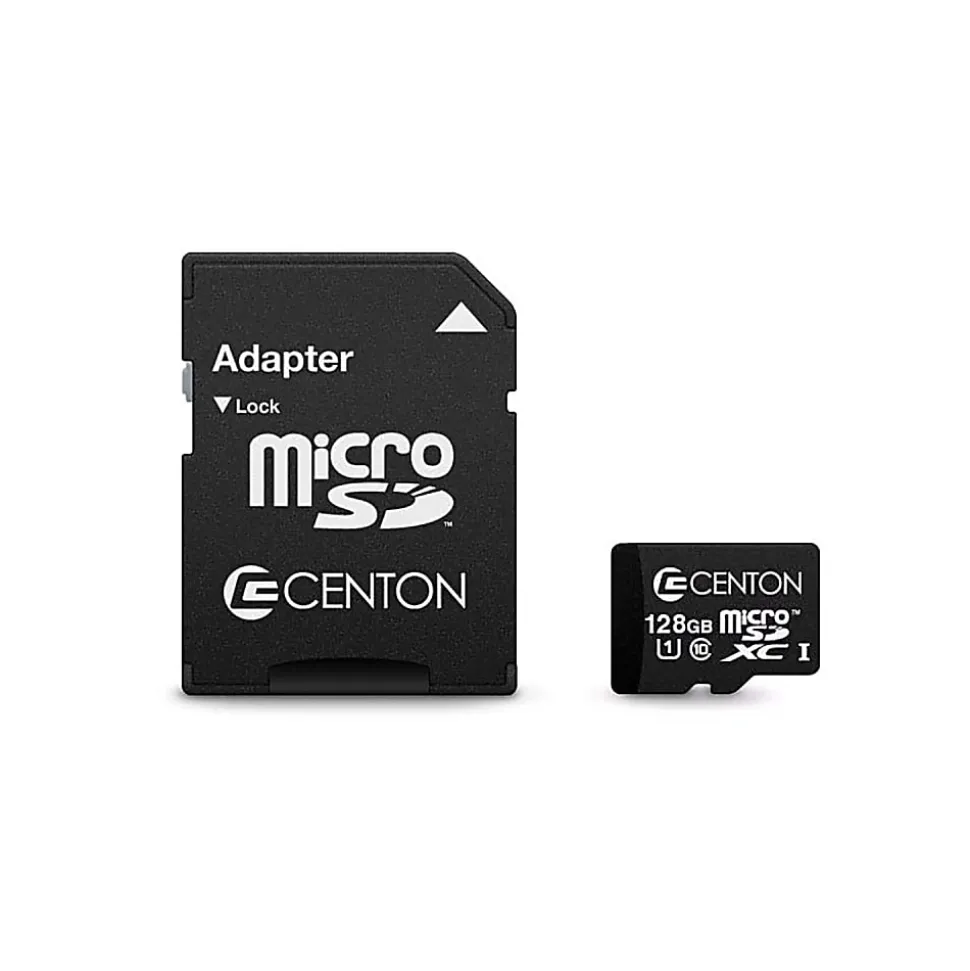 Centon MicroSDXC Flash Card, 128GB