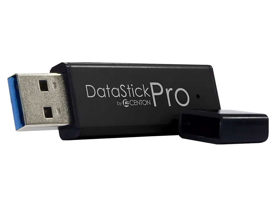 Centon MP Pro USB 3.0 Flash Drives, 32GB, Black, Pack Of 10 Drives