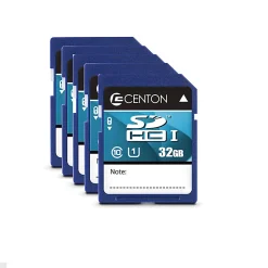 Centon Secure Digital™ Memory Cards, 32GB, Pack Of 5 Memory Cards, S1-SDHU1-32G-5-B