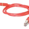 C2G 50ft Cat5e Snagless Shielded (STP) Ethernet Network Patch Cable - Red - Patch cable - RJ-45 (M) to R - 27272