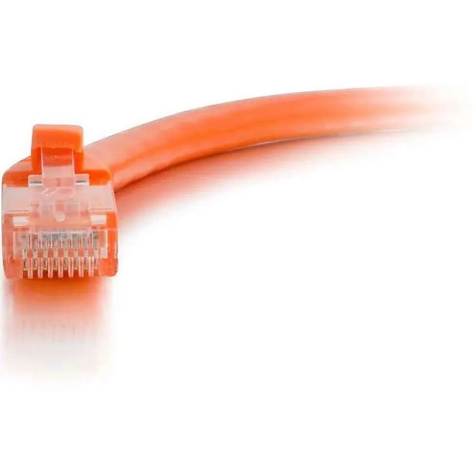 C2G-8ft Cat6 Snagless Unshielded (UTP) Network Patch Cable - Orange - Category 6 for Network Device - RJ-45 Male - RJ-45 Male - 8ft - Orange