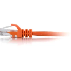 C2G-8ft Cat6 Snagless Unshielded (UTP) Network Patch Cable - Orange - Category 6 for Network Device - RJ-45 Male - RJ-45 Male - 8ft - Orange