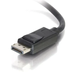 C2G 10ft DisplayPort Cable with Latches, 4K 60Hz, DisplayPort Male to DisplayPort Male, 30V - DisplayPort  - 54402