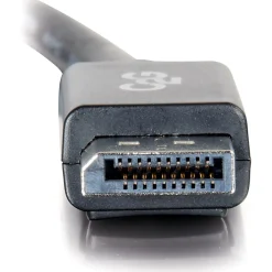 C2G 10ft DisplayPort Cable with Latches, 4K 60Hz, DisplayPort Male to DisplayPort Male, 30V - DisplayPort - 54402