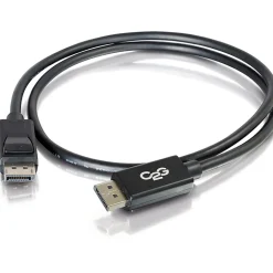 C2G 15ft 8K DisplayPort Cable with Latches - M/M - DisplayPort  - 54403