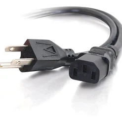 C2G 10ft Power Cord - 18 AWG - NEMA 5-15P to IEC320C13 - Computer Power - Replacement power cord for PC, Monitor, Printer, Scanner, etc.