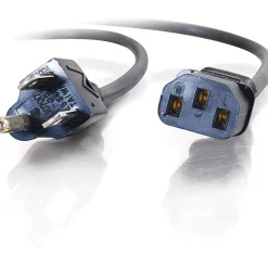 C2G 10ft Power Cord - 18 AWG - NEMA 5-15P to IEC320C13 - Computer Power - Replacement power cord for PC, Monitor, Printer, Scanner, etc.