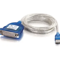 C2G 6ft USB to DB25 Serial RS232 Adapter Cable - Serial/USB  - 22429