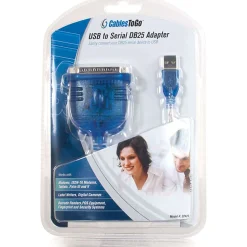 C2G 6ft USB to DB25 Serial RS232 Adapter Cable - Serial/USB  - 22429