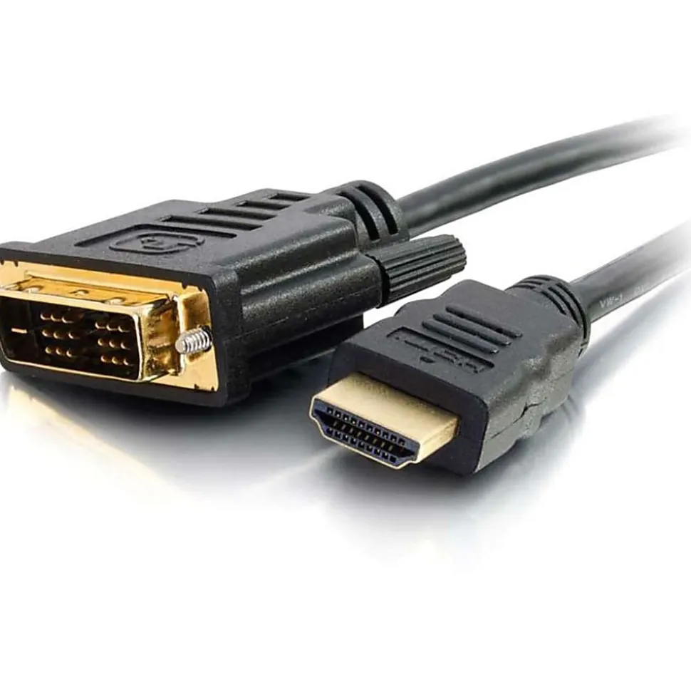 C2G 1m (3ft) HDMI to DVI Cable - HDMI to DVI-D Adapter Cable - 1080p - M/M - 3.28 ft DVI/HDMI Video Cable - 42514