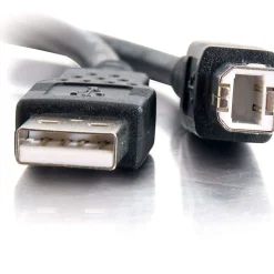 C2G 5m USB Cable - USB A to USB B Cable - M/M - Type A Male USB - Type B Male USB - 16ft - Black
