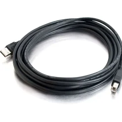 C2G 5m USB Cable - USB A to USB B Cable - M/M - Type A Male USB - Type B Male USB - 16ft - Black