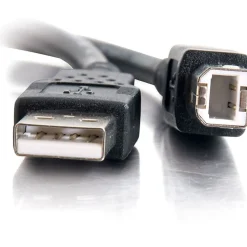 C2G 1m USB Cable - USB A to USB B Cable - M/M - Type A Male USB - Type B Male USB - 3.28ft - Black