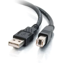 C2G 1m USB Cable - USB A to USB B Cable - M/M - Type A Male USB - Type B Male USB - 3.28ft - Black