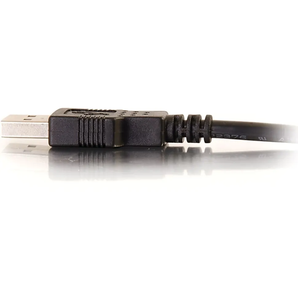 C2G 2m USB Extension Cable - USB 2.0 A to USB - M/F - Type A Male USB - Type A Female USB - 6ft - Black