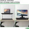CHANGEdesk Mini black adjustable standing desk converter  - CDMMB