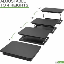 CHANGEdesk Mini black adjustable standing desk converter  - CDMMB