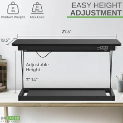 CHANGEdesk Mini black adjustable standing desk converter  - CDMMB