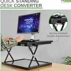 CHANGEdesk Mini black adjustable standing desk converter  - CDMMB