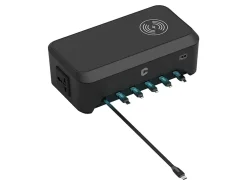 ChargeTech CS9 Desktop Charging Station, Black, CT-300016