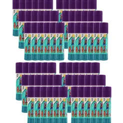 Charles Leonard Economy Glue Sticks, 0.28 Oz, Purple, Pack Of 72