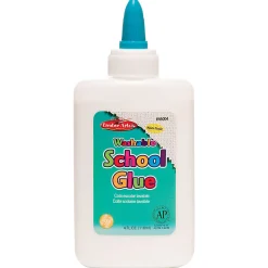 Charles Leonard Economy Washable School Glue, 4 Oz, Pack Of 24 Bottles