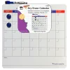Charles Leonard Magnetic Dry-Erase Calendars, 14" x 14", Pack Of 6 Calendars