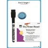 Charles Leonard Mini Magnetic Unframed Dry-Erase Whiteboards, 9" x 6 1/4", Blue, Set Of 12 Whiteboards