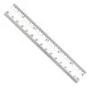 Charles Leonard Plastic Rulers, Inches/Metric, 1” x 6”, Clear, Pack Of 48 Rulers
