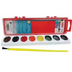 Charles Leonard Semi-Moist Watercolor Paint Sets, Pack Of 36 Sets