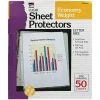 Charles Leonard Top-Loading Sheet Protectors, 8 1/2" x 11", Clear, Pack Of 250