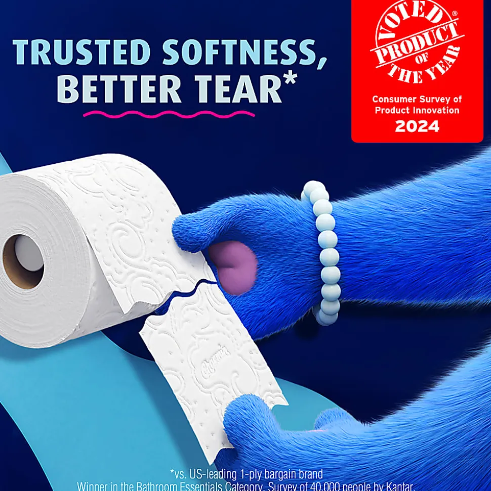 Charmin Ultra-Soft 2-Ply Bathroom Tissue, 4" x 4", 336 Sheets Per Roll, Pack Of 6 Mega XL Rolls