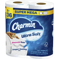 Charmin Ultra-Soft 2-Ply Bathroom Tissue, 4
