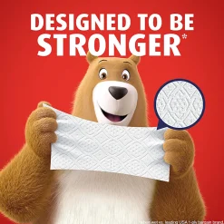 Charmin Ultra Strong Toilet Paper Mega Rolls, 4” x 3-15/16”, White, 220 Sheets Per Roll, Pack Of 12 Mega Rolls