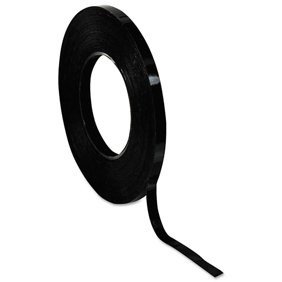 Chartpak® Graphic Art Tape, 1/8" x 9 Yd., Glossy, Black