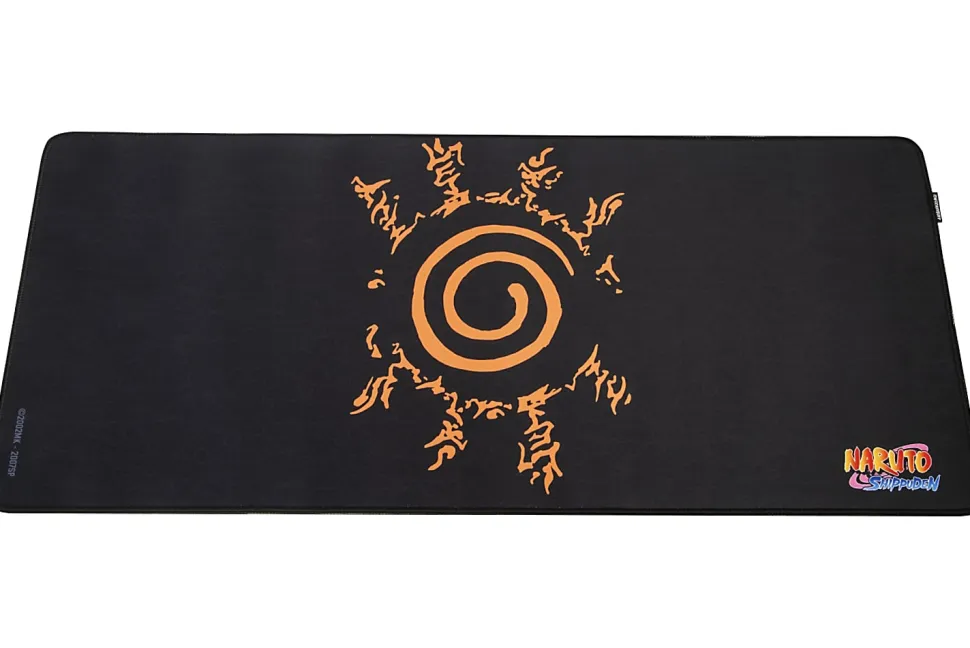 Check Point Naruto Large Mouse Pad, Sealing, 13.6" x 31.3", Black/Orange, NA-MP-1001