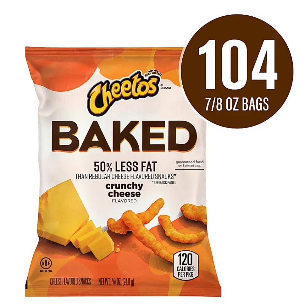 Cheetos® Baked Whole Grain Rich Crunchy Snacks, 0.875 Oz, Total Qty 104