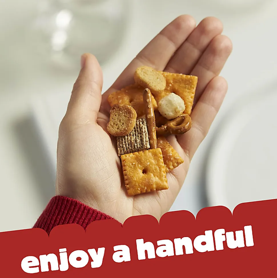 Cheez-It Crackers Snack Mix Tray, 0.75 Oz, 12 Pouches Per Box, Pack Of 2 Boxes