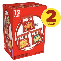 Cheez-It Variety Packs, 1 Oz, 12 Pouches Per Pack, Case Of 2 Packs
