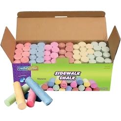 Chenille Kraft Creativity Street Jumbo Sidewalk Chalk, 4