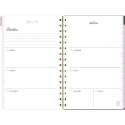 Cherrywood Lane for Mead Cambridge® Academic 2026-2027 Weekly Monthly Planner, Piper Stripe, Small, 5 1/2