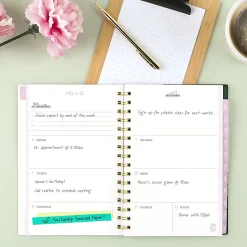 Cherrywood Lane for Mead Cambridge® Academic 2026-2027 Weekly Monthly Planner, Piper Stripe, Small, 5 1/2