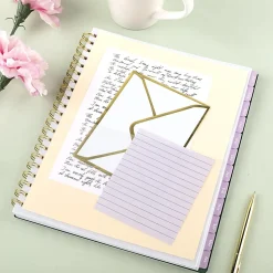 Cherrywood Lane for Mead Cambridge® Academic 2026-2027 Weekly Monthly Planner, Piper Stripe, Large, 8 1/2
