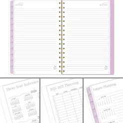 Cherrywood Lane for Mead Cambridge® Academic 2026-2027 Weekly Monthly Planner, Peony Lace, Small, 5 1/2