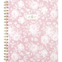 Cherrywood Lane for Mead Cambridge® Academic 2026-2027 Weekly Monthly Planner, Peony Lace, Large, 8 1/2