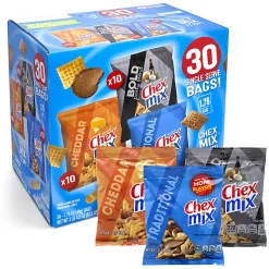 Chex Mix Classics Mix It Up Variety Snack Mixes, 1.75 Oz, Box Of 30 Packs
