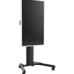Chief Fusion Adjustable Mobile Display Cart, For Displays 42-86", Black, 47.8"W x 32"D x 77.9"H, Black, For 1 Devices