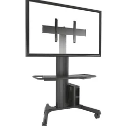 Chief Fusion Adjustable Mobile Display Cart, For Displays 42-86